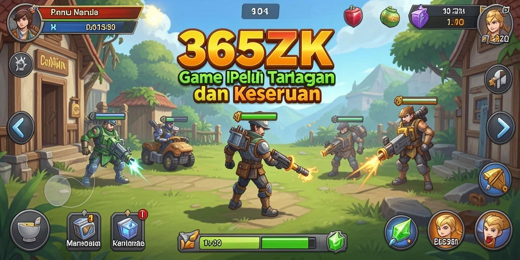 Tangkapan layar gameplay 365ZK yang menarik dan penuh strategi.