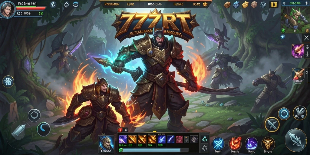 Tampilan gameplay seru di dunia fantastis 777RT.