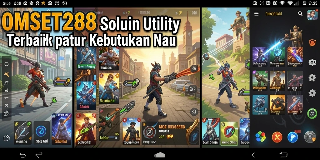 Tampilan antarmuka aplikasi OMSET288 yang user-friendly.