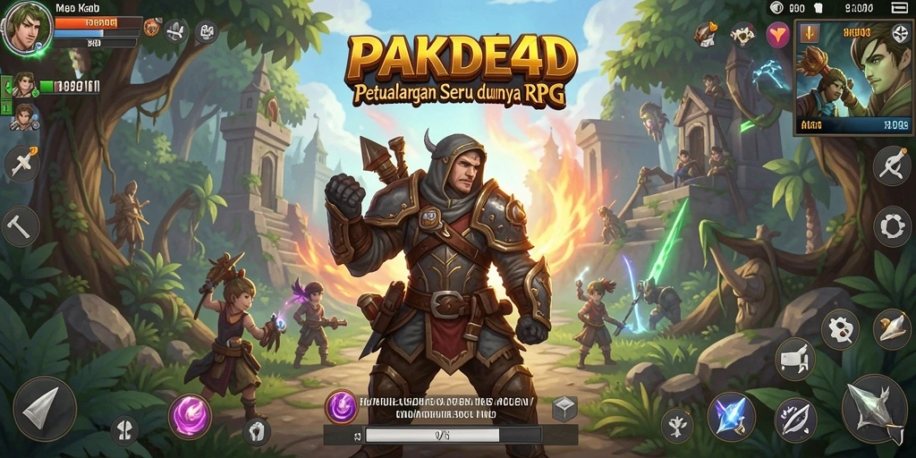Tampilan gameplay PAKDE4D yang seru dan menantang.