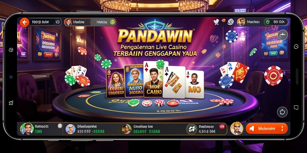 Tampilan gameplay Live Casino yang menarik dan interaktif.