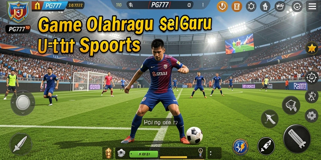 Tampilan gameplay PG777 yang menarik dengan aksi olahraga yang mendebarkan.