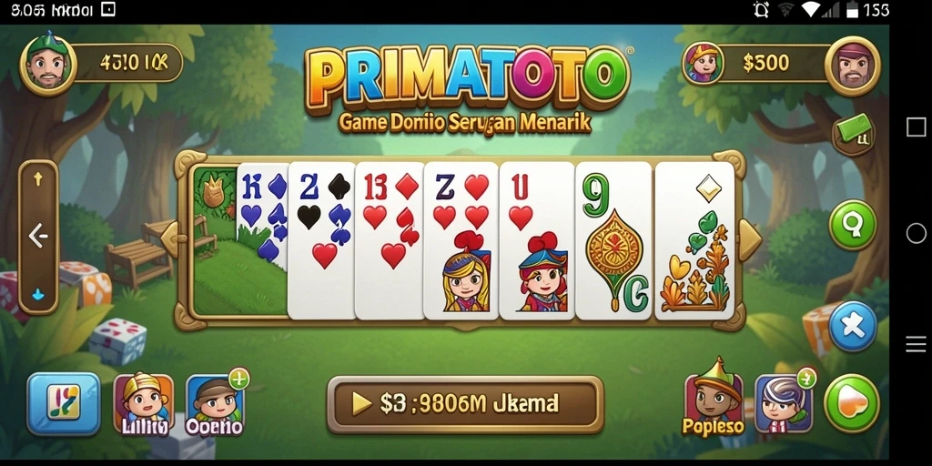 Tampilan gameplay seru dalam PRIMATOTO dengan pemain yang kompetitif.
