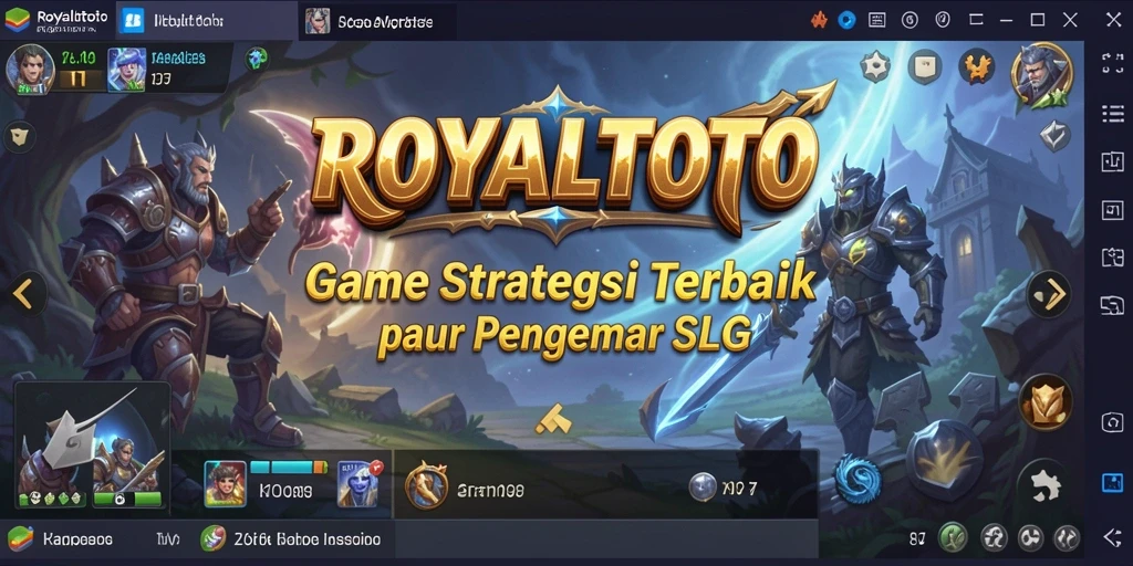 Gameplay seru ROYALTOTO dengan strategi mendalam dan pertempuran aktif.
