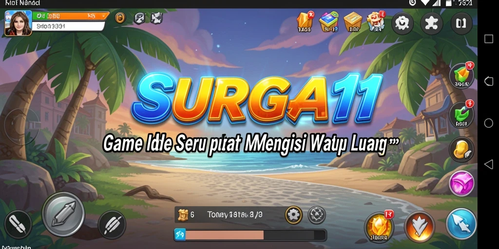 Tampilan screenshot SURGA11 menampilkan gameplay seru dan karakter yang menarik.