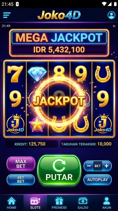 Tampilan utama aplikasi joko4d dengan berbagai pilihan aplikasi.